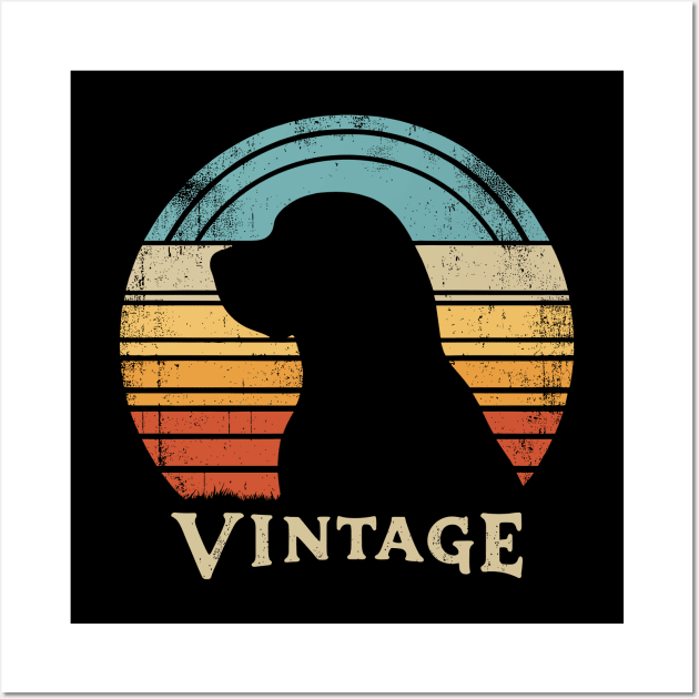 Vintage Beagle Dog Cool Distressed Dog Lover Gift Wall Art by Cuteness Klub